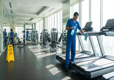 Facility cleaning services for gyms and schools
